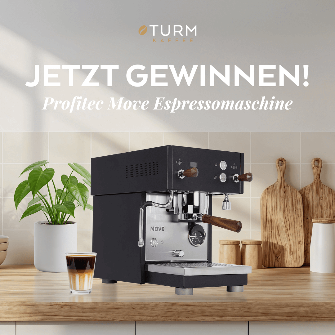 Turm Kaffee - Profitec Move Espressomaschine im Wert von 1960€